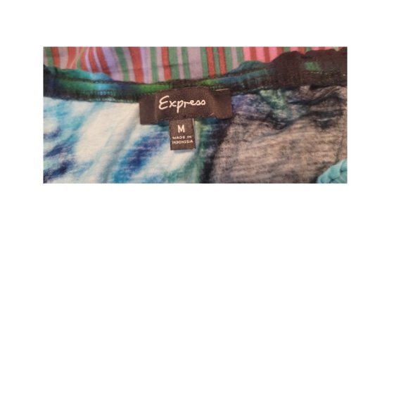 Fun summer top or beach cover up Medium Tie Dyed - Picture 3 of 5